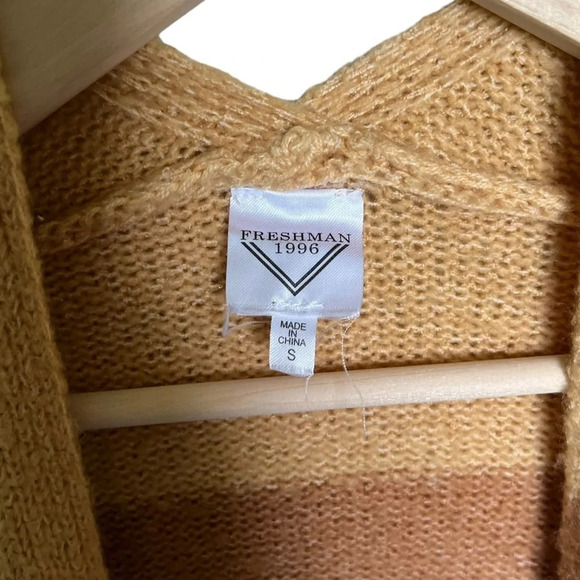 Freshman 1996 • Colorblock Open Front Long Cardigan - Picture 3 of 7